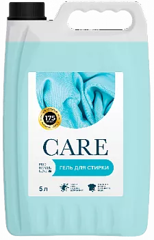 Rinox Care. 5 л Усиленный гель для стирки тканей всех типов.