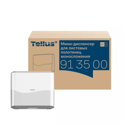 913500 Tellus мини-диспенсер для листовых полотенец моносложения, белый