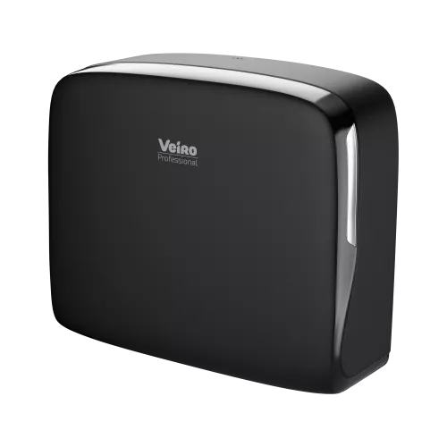 PRIMA Future mini черный Veiro Professional диспенсер для полотенец Z,W-сложения, пластик