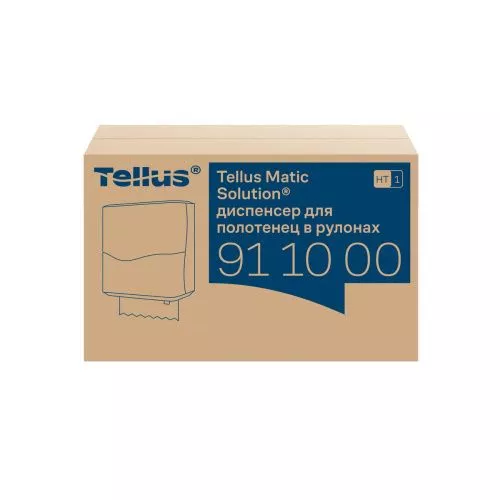 911000 HT1 Диспенсер для полотенец в рулонах белый Tellus Matic Solution®