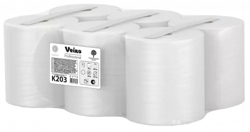 K203 Veiro Professional Полотенца бумажные в рулонах 2сл., D187мм., ширина 200мм, 6рул.*150 м
