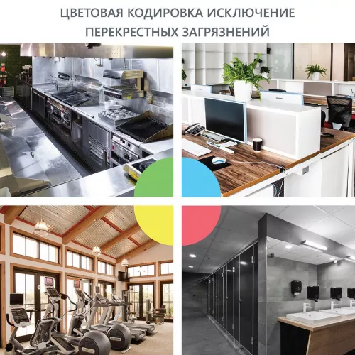 73601 Салфетка универсальная микроволоконная 36*36 см, 190 гр/м², желтая "HQ"