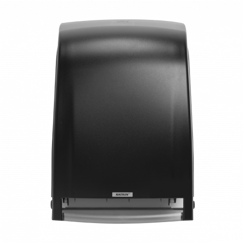 104438_katrin_system_electric_towel_dispenser_black_front